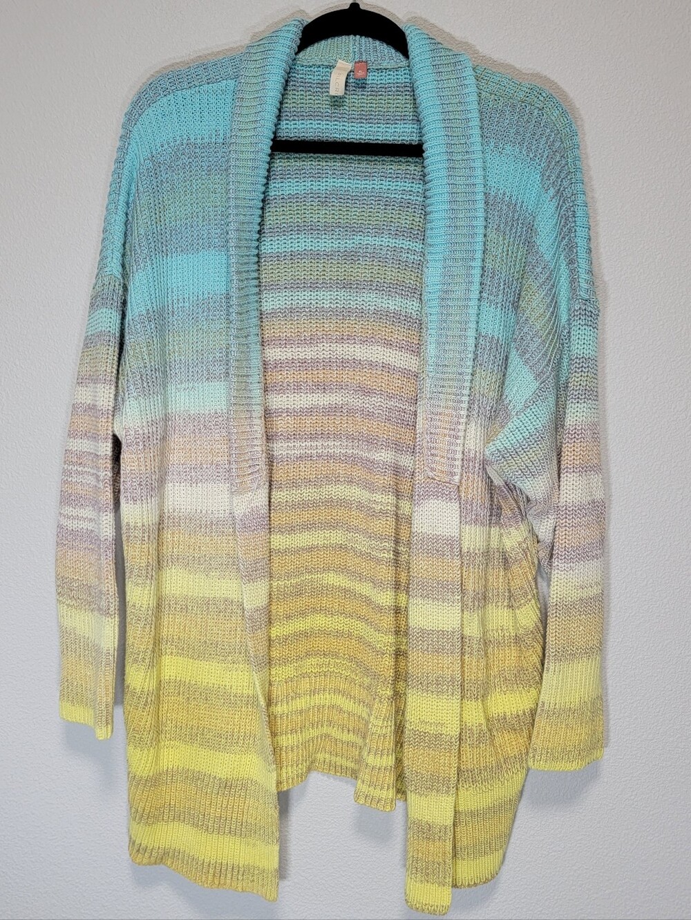Pilcro Space-dyed Heavy Knit Open Front Cardigan - Picture 3 of 9